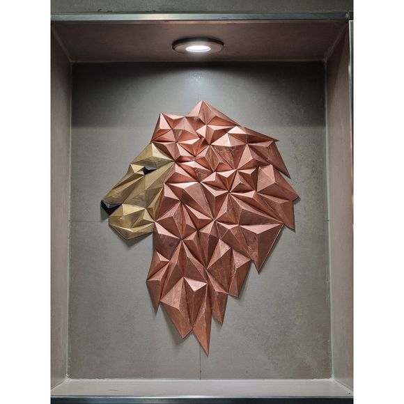 DGEmily Lion Wall Art V2 | Large-Scale Wall Decor | Custom Sizes!! - Picture 4 of 13